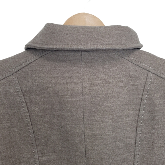 H&M Pea Coat Beige Tan Fall Winter Size 4 - Picture 5 of 9